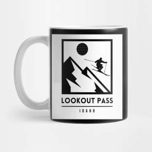 Lookout Pass ski Idaho usa Mug